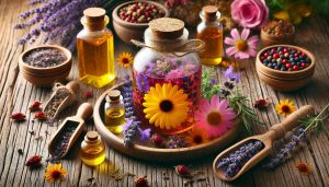 Herbal Infusions in Body Care: A Comprehensive Study on Calendula, Lavender, and Rosehip Oil